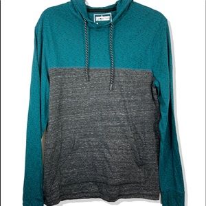 Men’s M Hooded Color block shirt